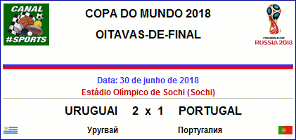 Uruguai x Portugal
